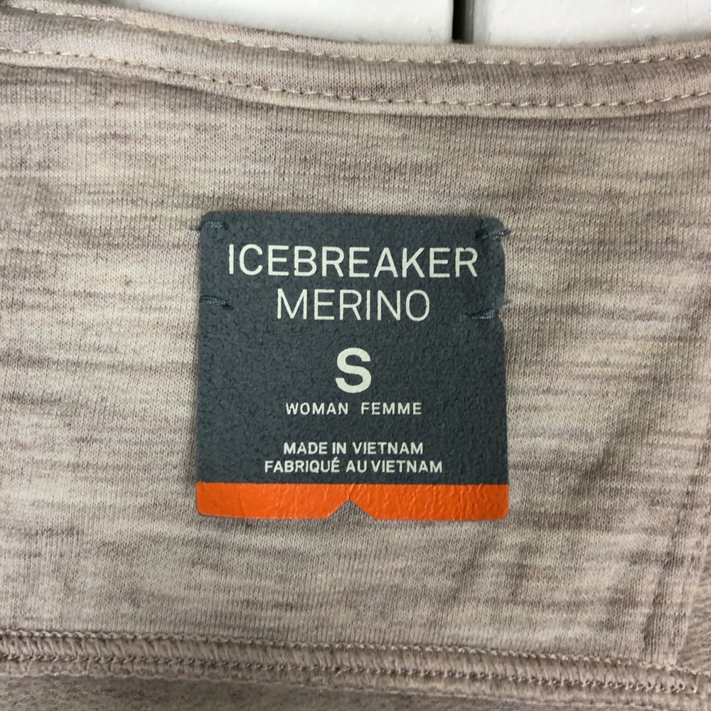 ICEBREAKER MERINO WOOL DIA FLEECE HOODIE SWEATER S - Picture 8 of 9